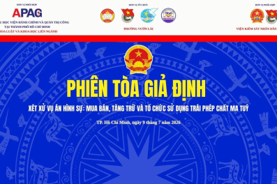 Chương trình Phiên tòa giả định với chủ đề: "Mua bán, tàng trữ và tổ chức sử dụng trái phép chất ma túy"