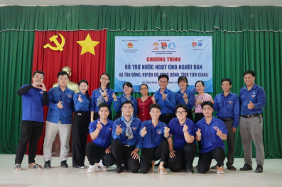 BCH Đoàn Phân hiệu tổ chức chương trình "Giọt nước nghĩa tình"