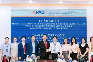 TRIỂN KHAI BIÊN BẢN GHI NHỚ HỢP TÁC GIỮA HỌC VIỆN HÀNH CHÍNH VÀ QUẢN TRỊ CÔNG VÀ ĐẠI HỌC KHON KAEN