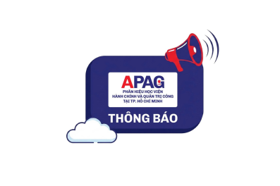 Học viện Hành chính và Quản trị công thông báo điểm trúng tuyển đại học hình thức chính quy và thủ tục, thời gian xác nhận nhập học đợt 1 năm 2026