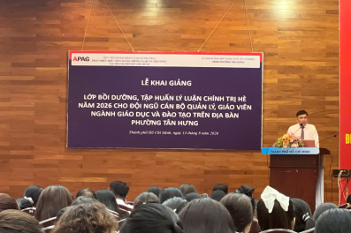 LỚP BỒI DƯỠNG, TẬP HUẤN LÝ LUẬN CHÍNH TRỊ HÈ NĂM 2026 DÀNH CHO ĐỘI NGŨ CÁN BỘ QUẢN LÝ, GIÁO VIÊN NGÀNH GIÁO DỤC VÀ ĐÀO TẠO TRÊN ĐỊA BÀN PHƯỜNG TÂN HƯNG