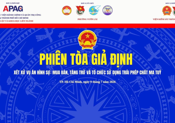 Chương trình Phiên tòa giả định với chủ đề: "Mua bán, tàng trữ và tổ chức sử dụng trái phép chất ma túy"