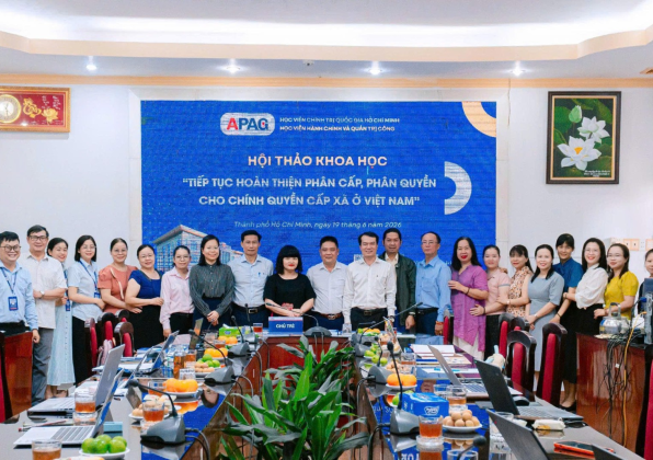 HỘI THẢO KHOA HỌC “TIẾP TỤC HOÀN THIỆN PHÂN CẤP, PHÂN QUYỀN CHO CHÍNH QUYỀN CẤP XÃ VIỆT NAM”