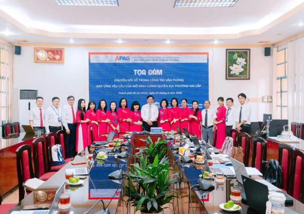 TỌA ĐÀM KHOA HỌC: CHUYỂN ĐỔI SỐ TRONG CÔNG TÁC VĂN PHÒNG ĐÁP ỨNG VỚI YÊU CẦU CỦA MÔ HÌNH CHÍNH QUYỀN ĐỊA PHƯƠNG HAI CẤP