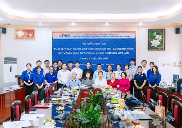 Hội thảo khoa học: Phát huy vai trò của các tổ chức chính trị - xã hội góp phần bảo vệ nền tảng tư tưởng của Đảng Cộng sản Việt Nam trong kỷ nguyên mới