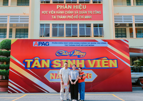 Phân hiệu Học viện Hành chính và Quản trị công tại thành phố Hồ Chí Minh tổ chức nhập học cho thí sinh trúng tuyển đại học chính quy năm 2026